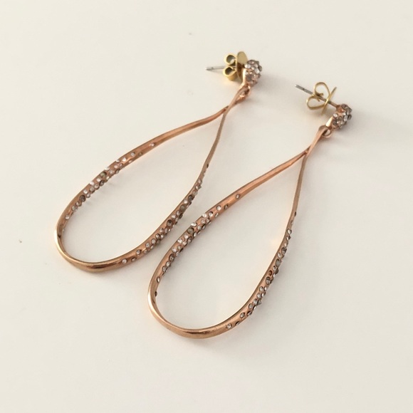 Alexis Bittar Jewelry - Alexis Bittar Rose Gold Rhinestone Earrings